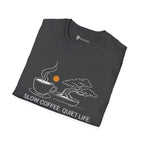 Slow Coffee Quiet Life Bonsai T-Shirt