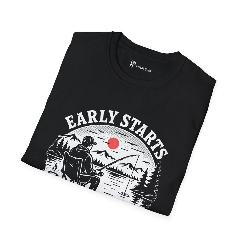 Early Starts Coffee & Quiet Water T-Shirt