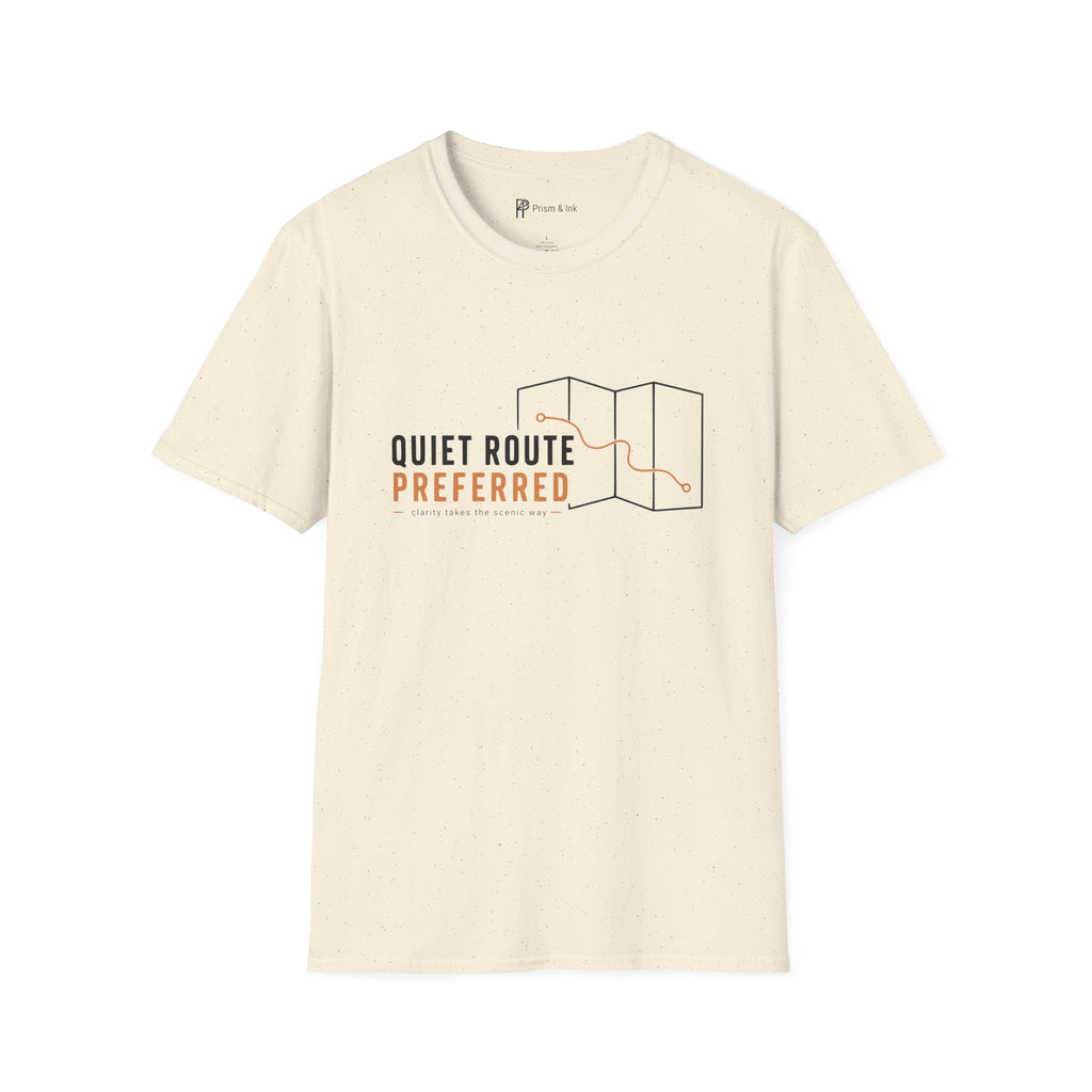 Quiet Route Preferred Minimalist Scenic Route T-Shirt