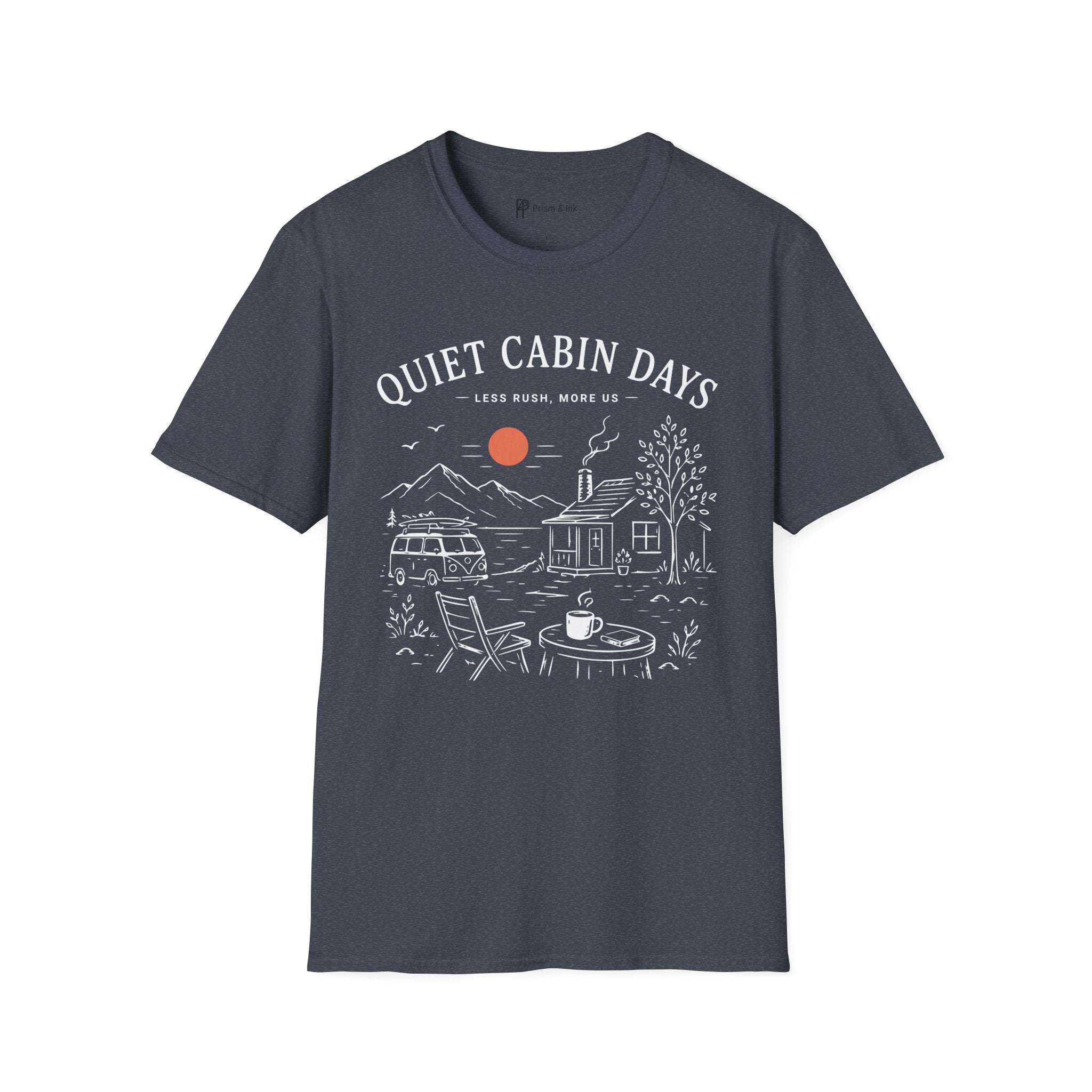 Quiet Cabin Days Coffee Escape T-Shirt