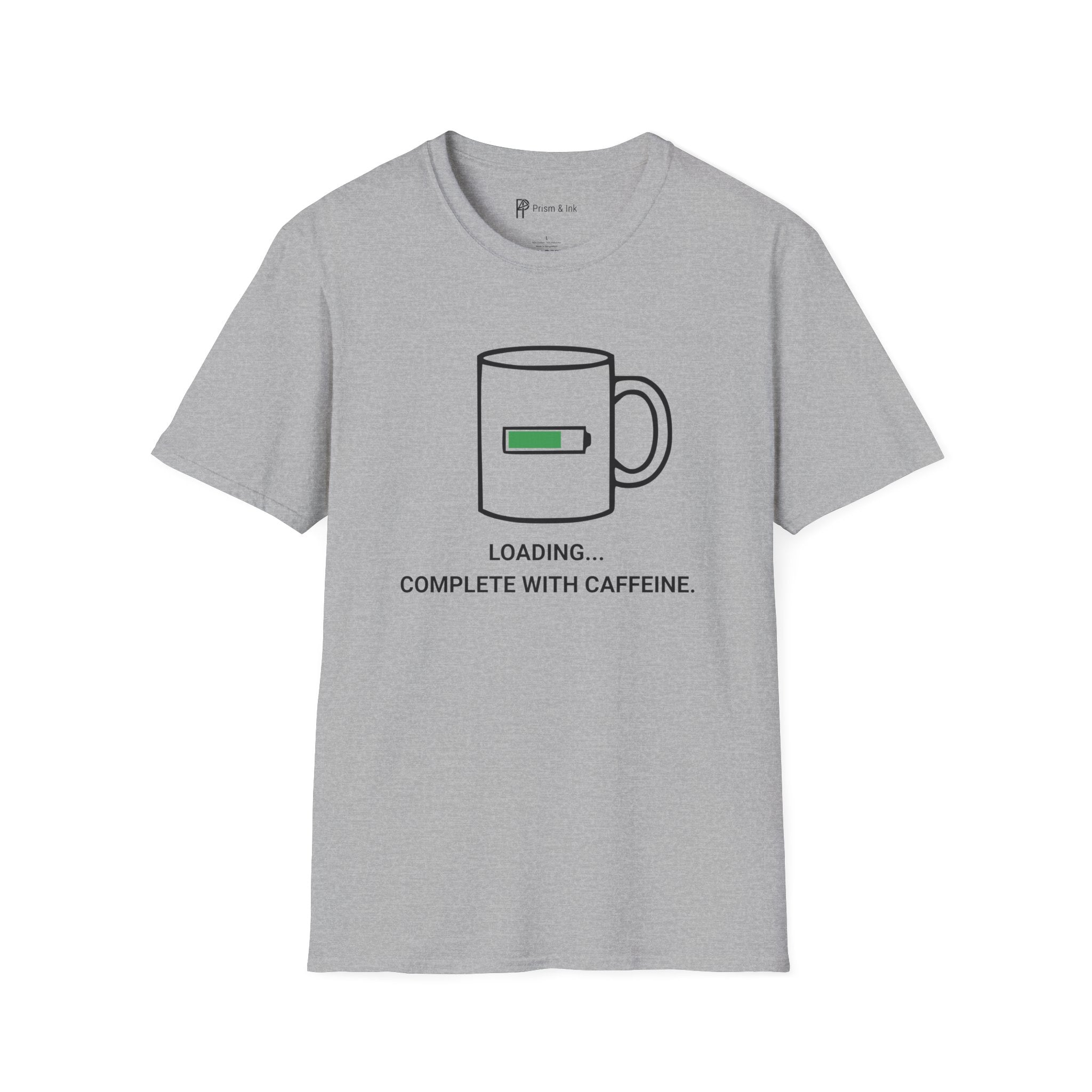 Caffeine Loading Battery T-Shirt