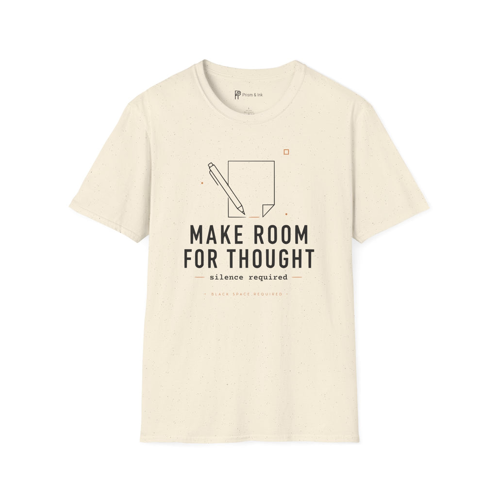Make Room For Thought Minimalist Introvert T-Shirt