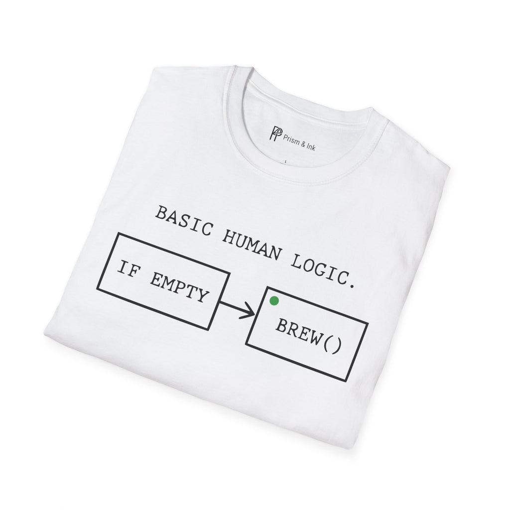 Basic Human Logic Programmer Coffee T-Shirt