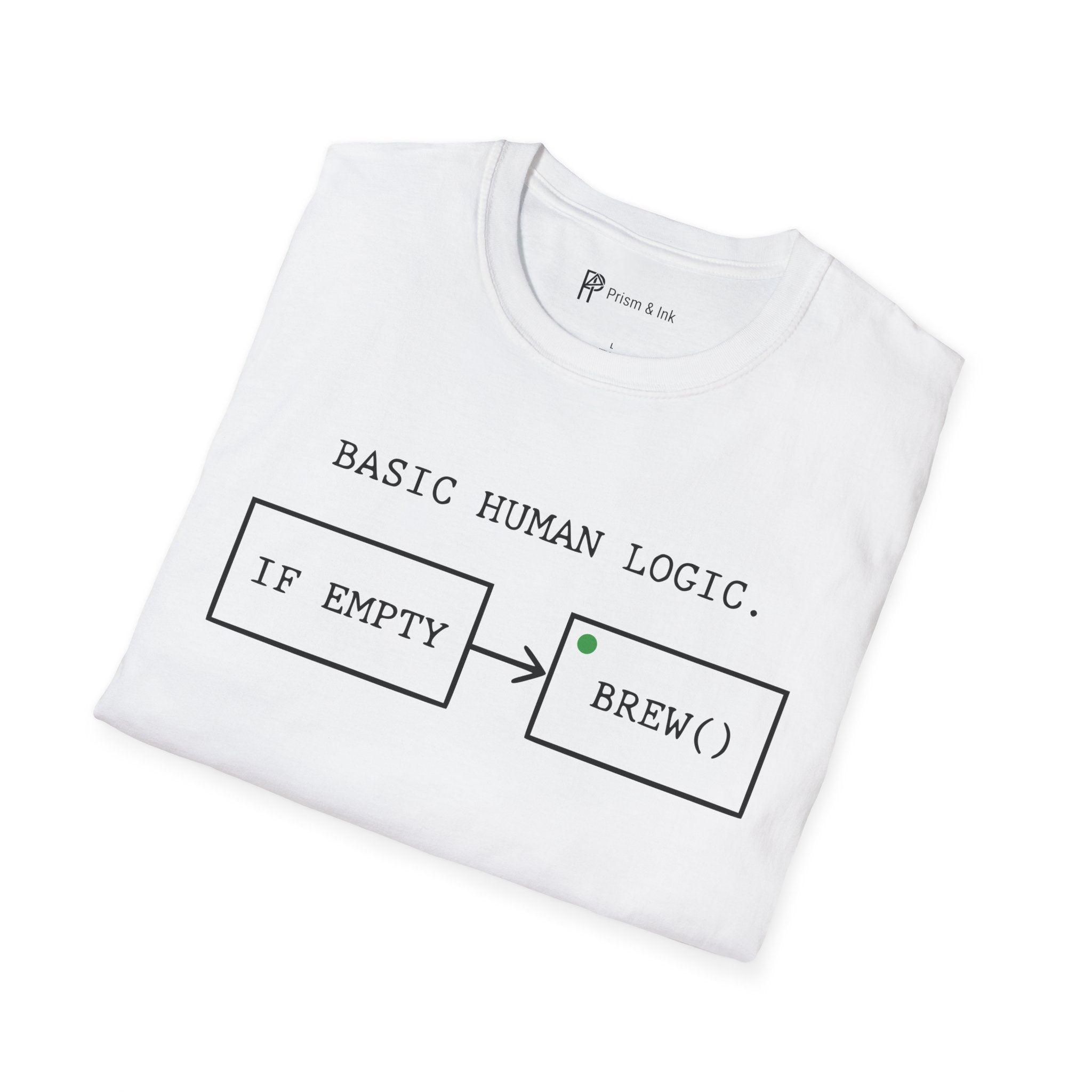 Basic Human Logic Programmer Coffee T-Shirt