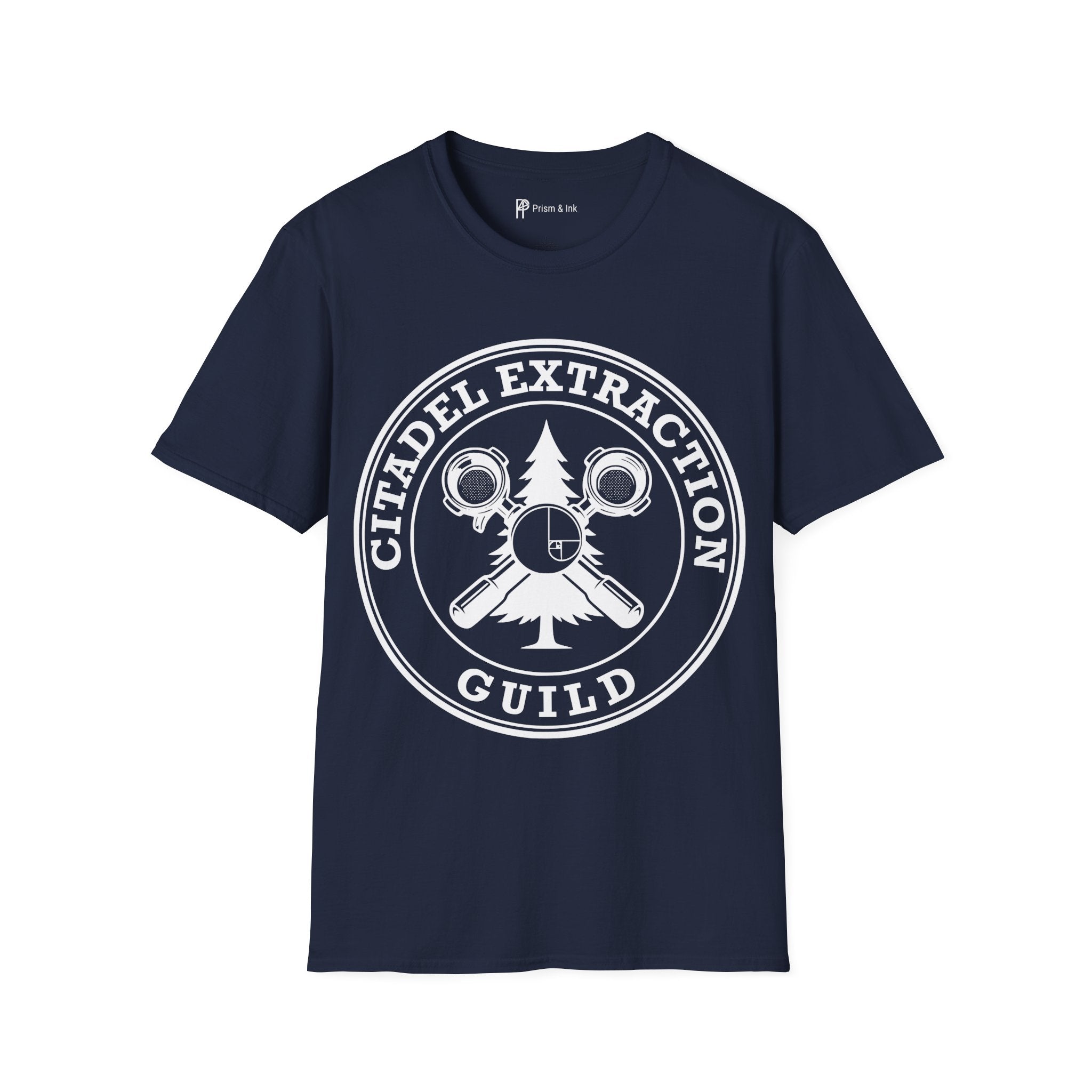 Citadel Extraction Guild T-Shirt — Professional Barista Badge & Golden Ratio