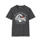 Go With The Flow Great Wave Coffee T-Shirt