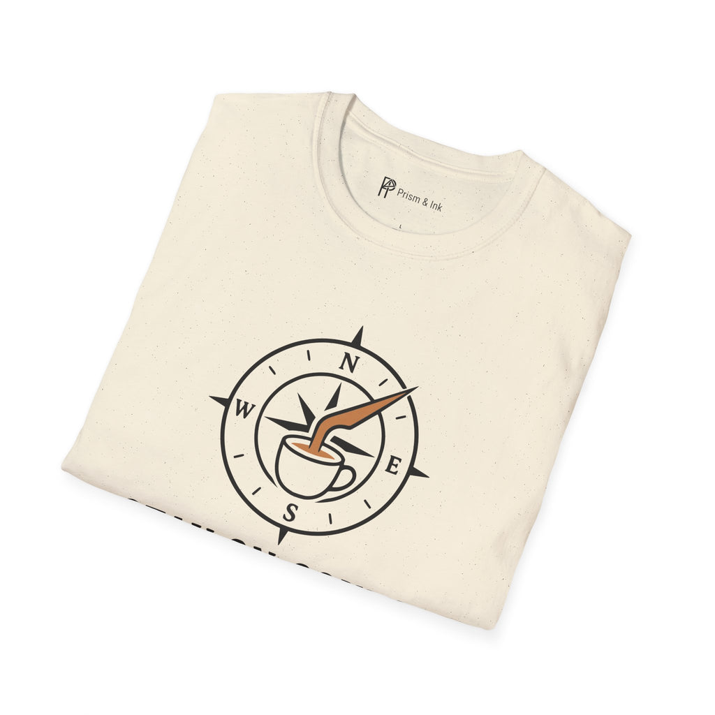 Stay On Course Nautical Compass Coffee T-Shirt
