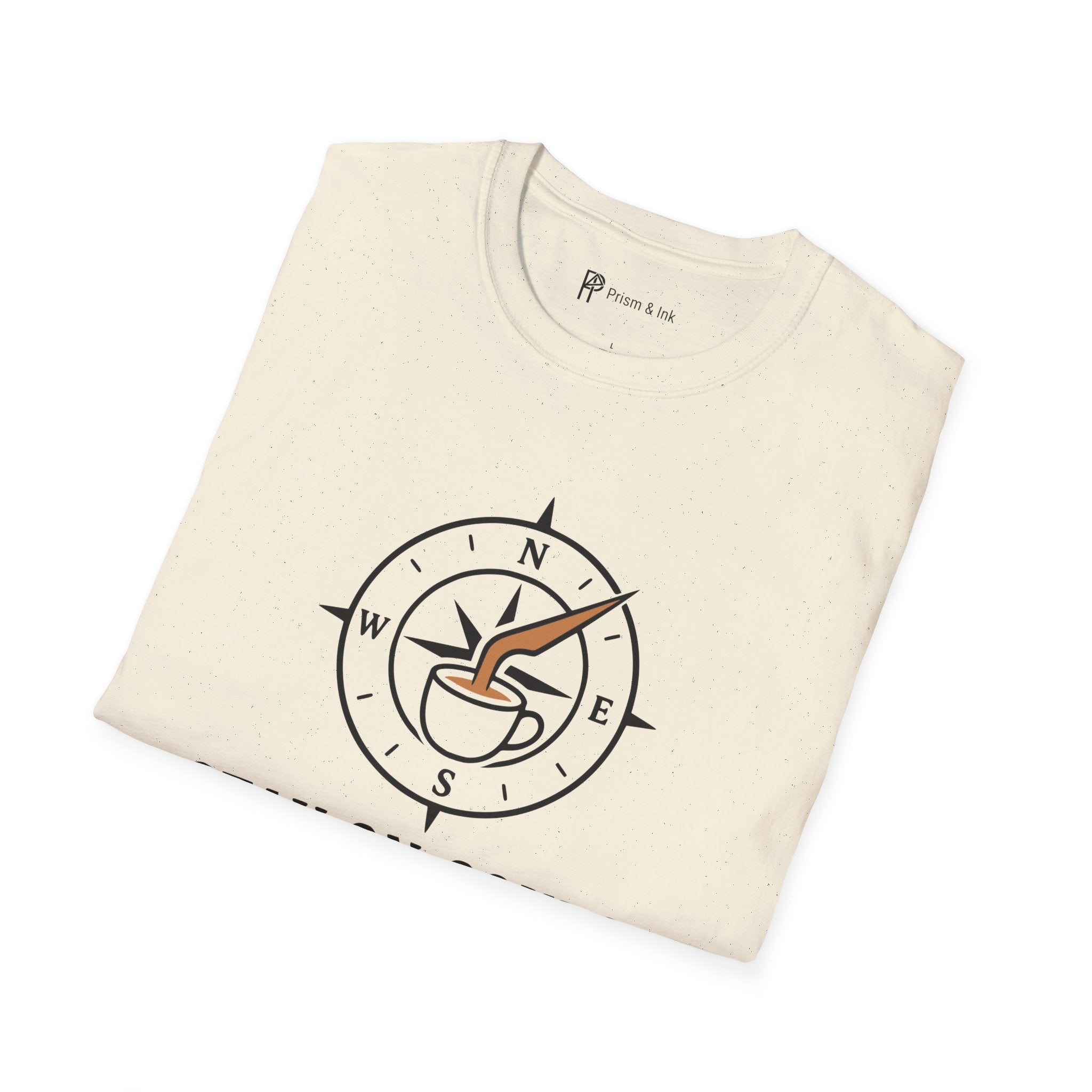 Stay On Course Nautical Compass Coffee T-Shirt