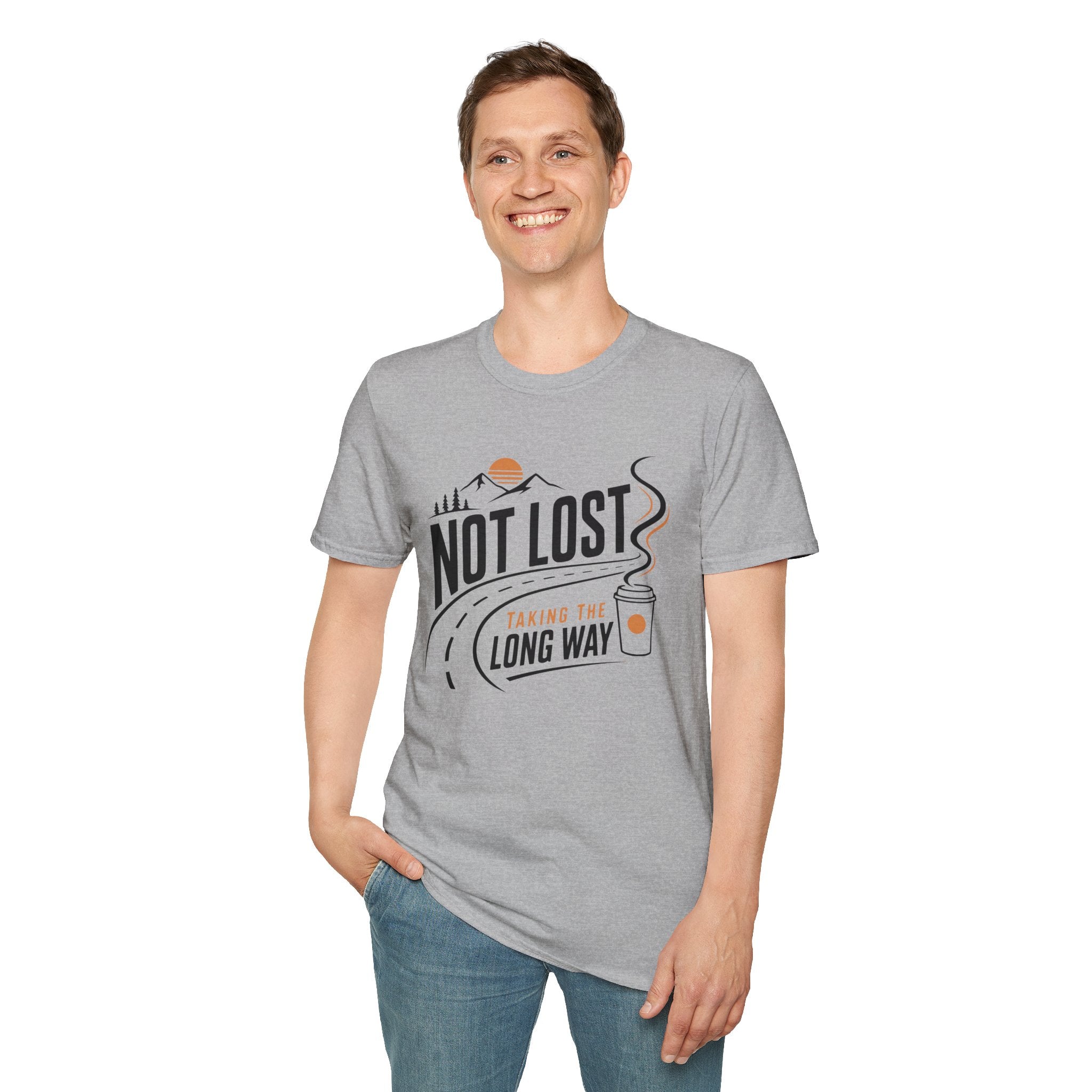 Not Lost Taking The Long Way Coffee T-Shirt