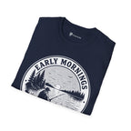 Early Mornings Coffee & Quiet Water T-Shirt