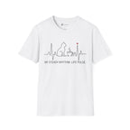 My Steady Rhythm Life Pulse Cat Coffee T-Shirt