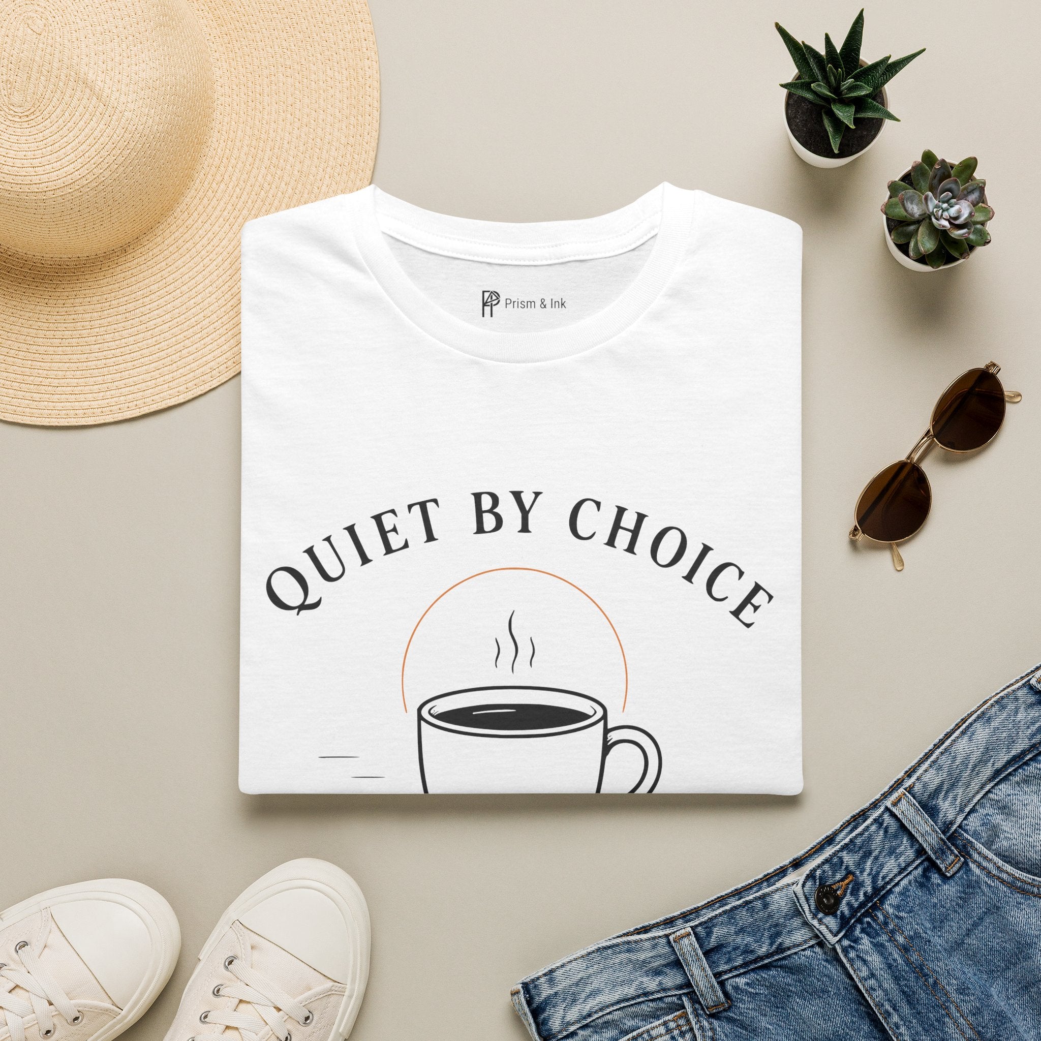 Quiet By Choice Coffee Cup T-Shirt