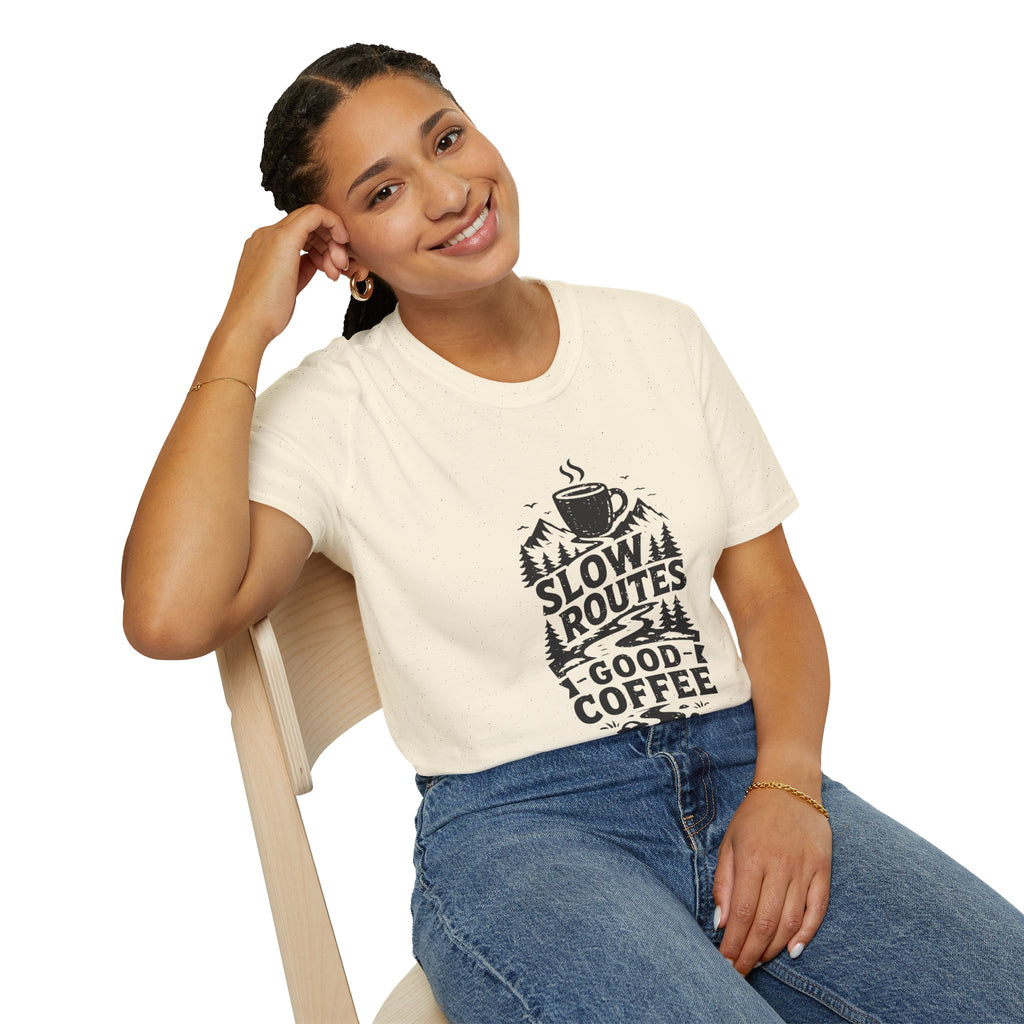 Slow Routes Good Coffee T-Shirt