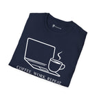 Coffee Work Repeat T-Shirt