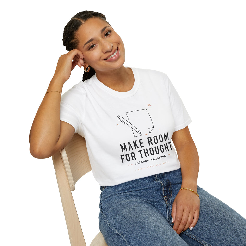 Make Room For Thought Minimalist Introvert T-Shirt