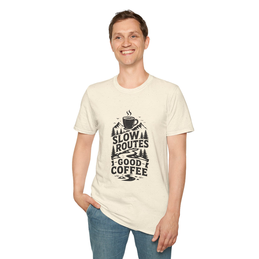 Slow Routes Good Coffee T-Shirt
