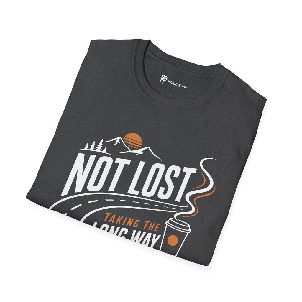 Not Lost Taking The Long Way Coffee T-Shirt