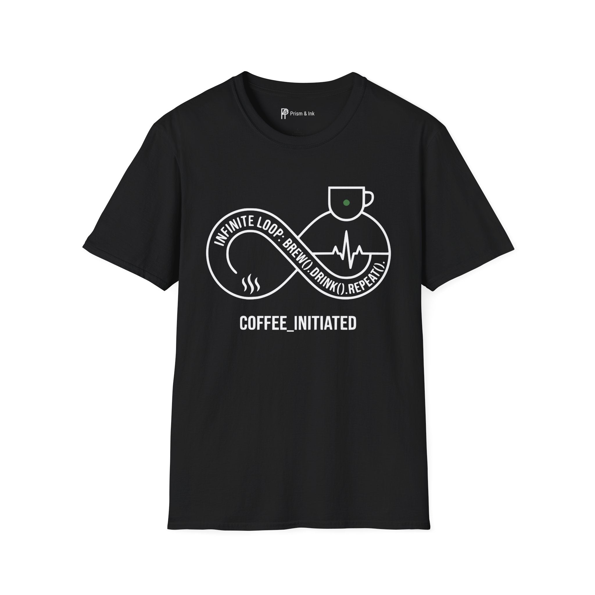 Coffee Initiated Infinite Loop Programmer T-Shirt
