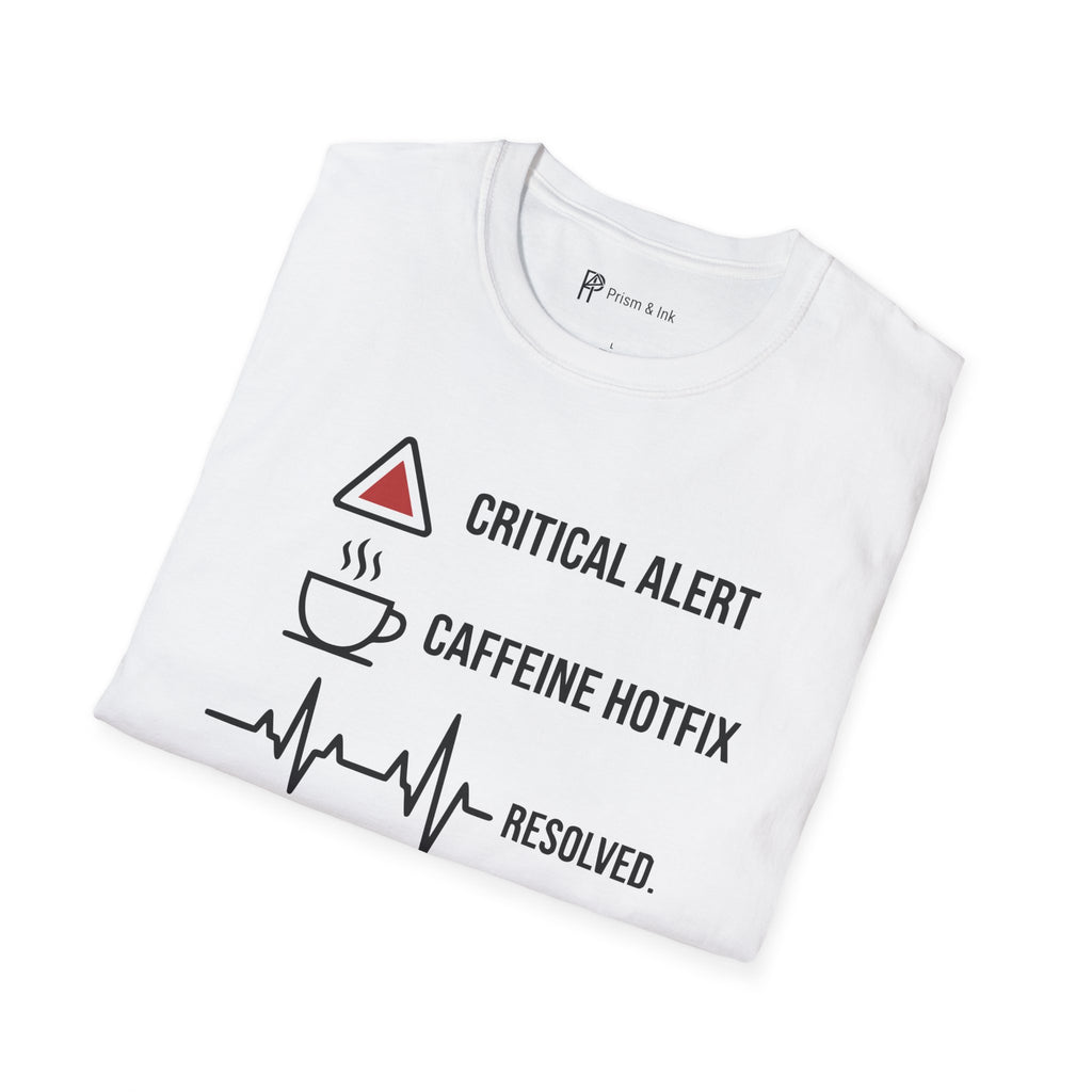 Caffeine Hotfix Programmer T-Shirt