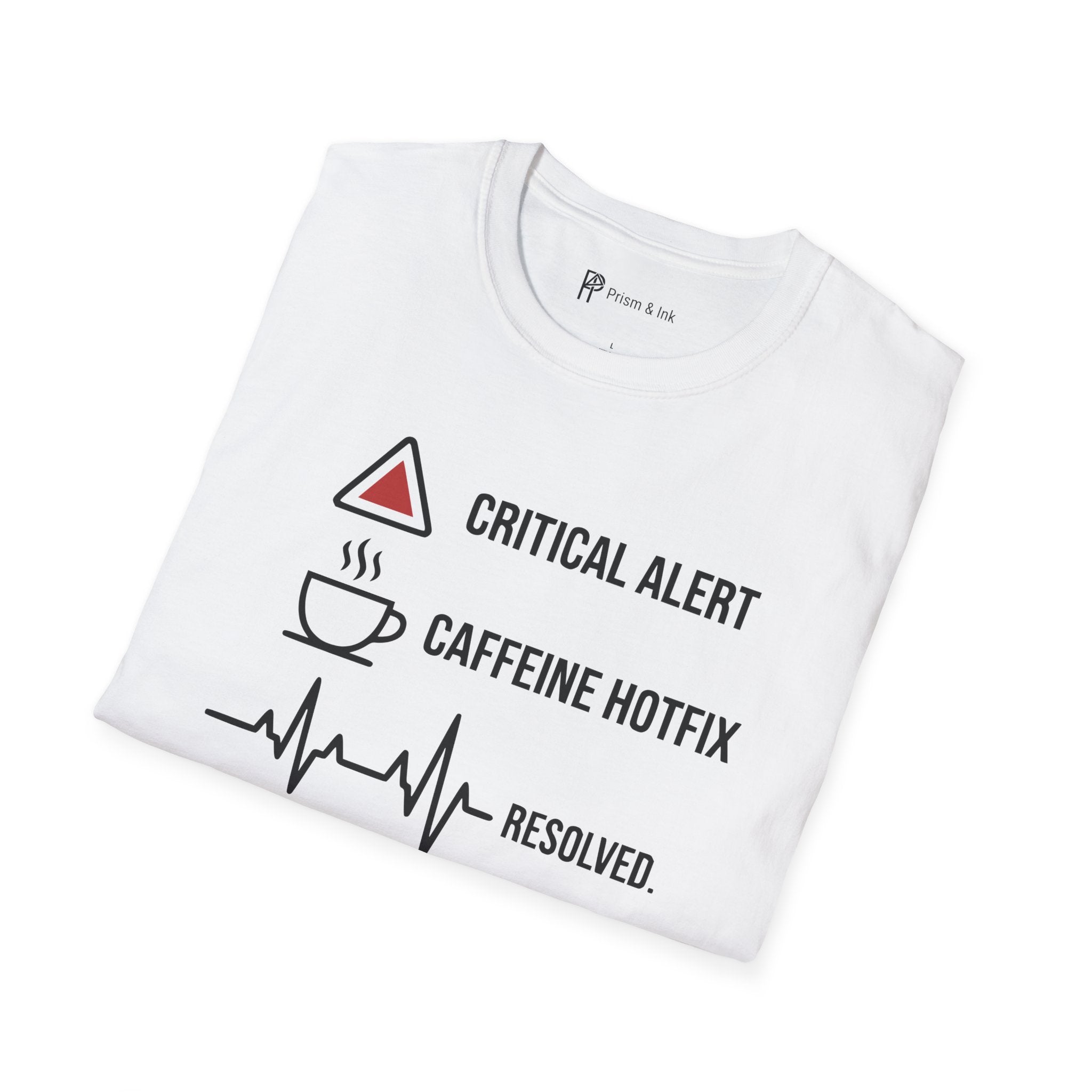 Caffeine Hotfix Programmer T-Shirt