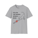Follow the Aroma Cat Coffee T-Shirt