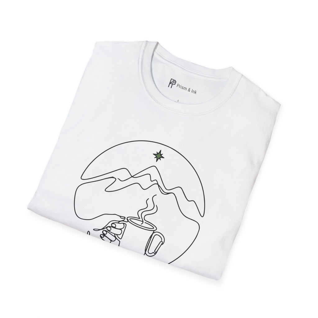 Mountain Calling Minimalist Camping Mug T-Shirt