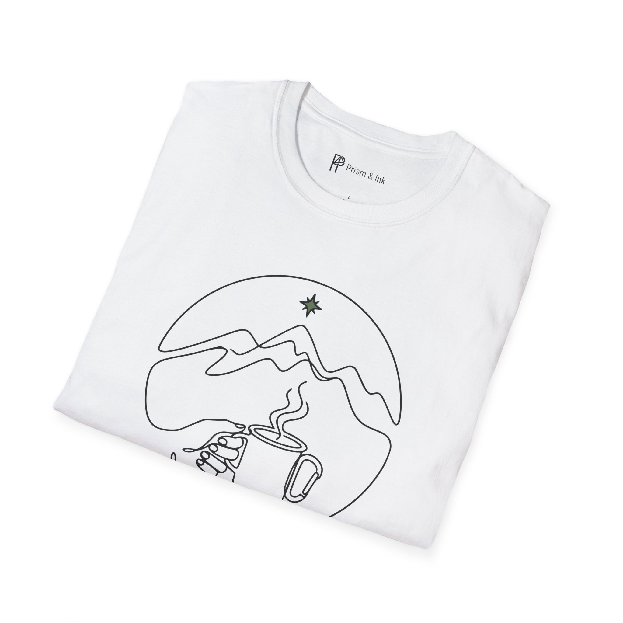 Mountain Calling Minimalist Camping Mug T-Shirt