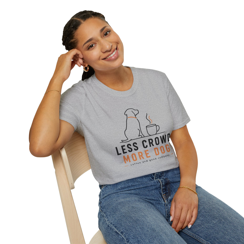 Less Crowd More Dog Coffee Lover T-Shirt