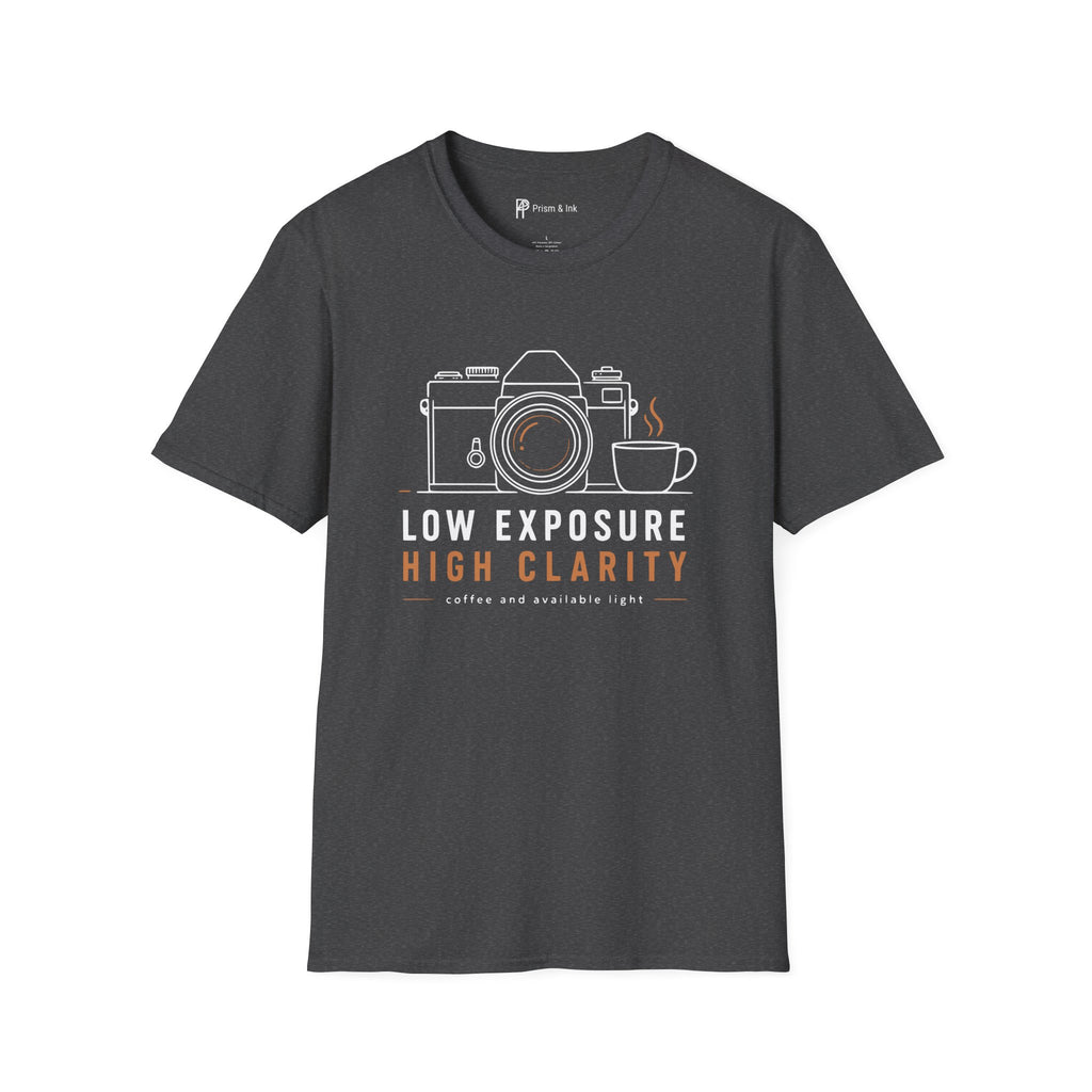 Low Exposure High Clarity Photographer Coffee T-Shirt