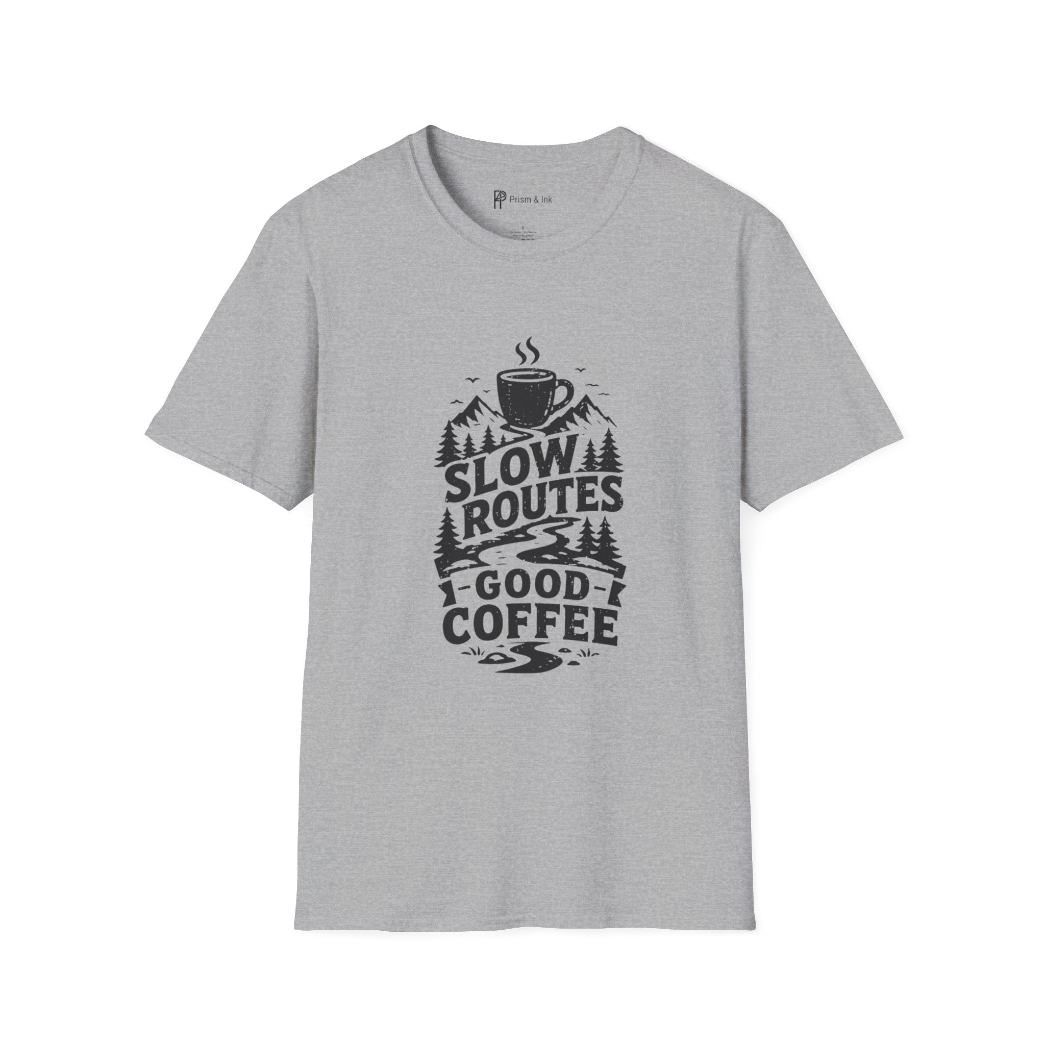 Slow Routes Good Coffee T-Shirt