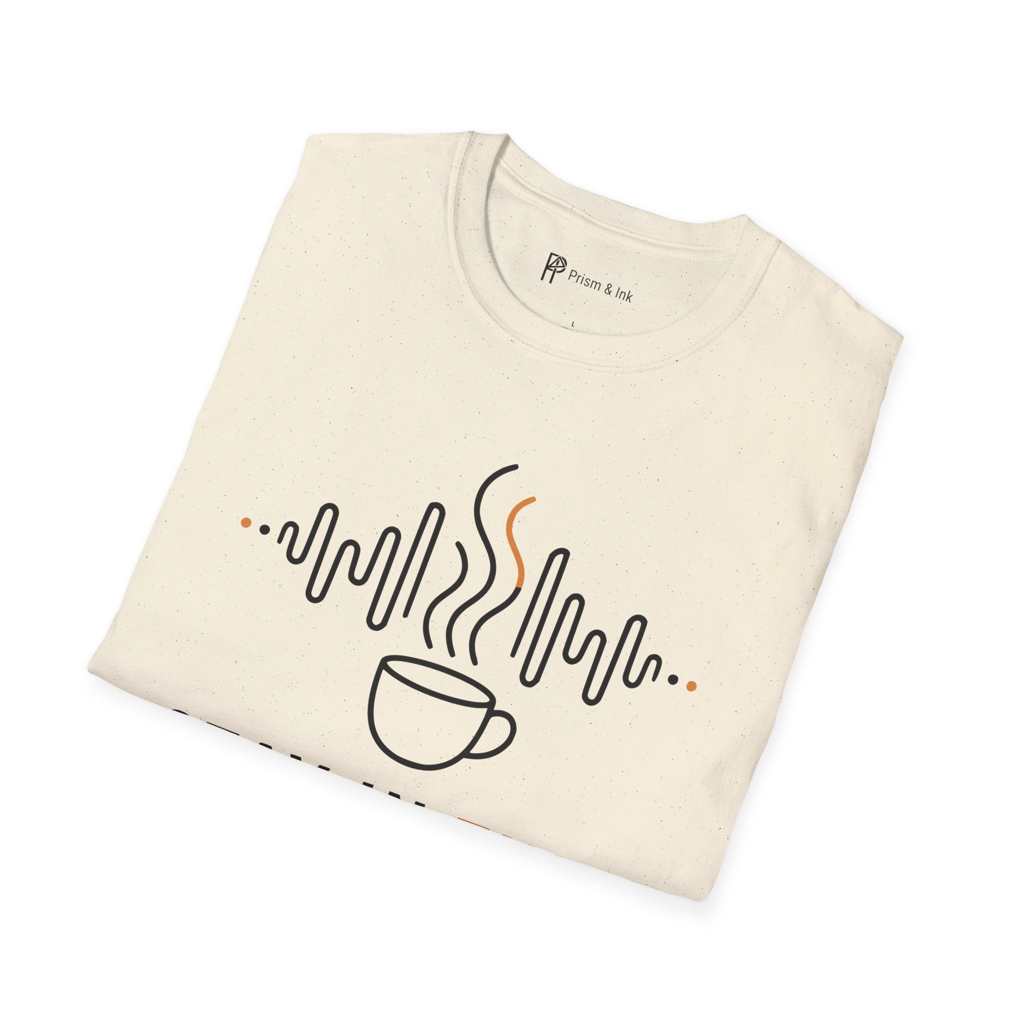 Stay In Tune Frequency Wave Coffee T-Shirt