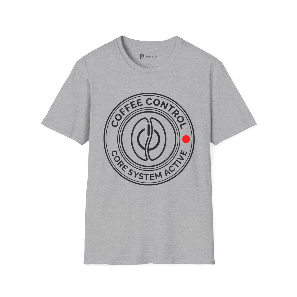 Coffee Control T-Shirt — Power Bean Core System Active Graph
