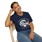 Go With The Flow Great Wave Coffee T-Shirt