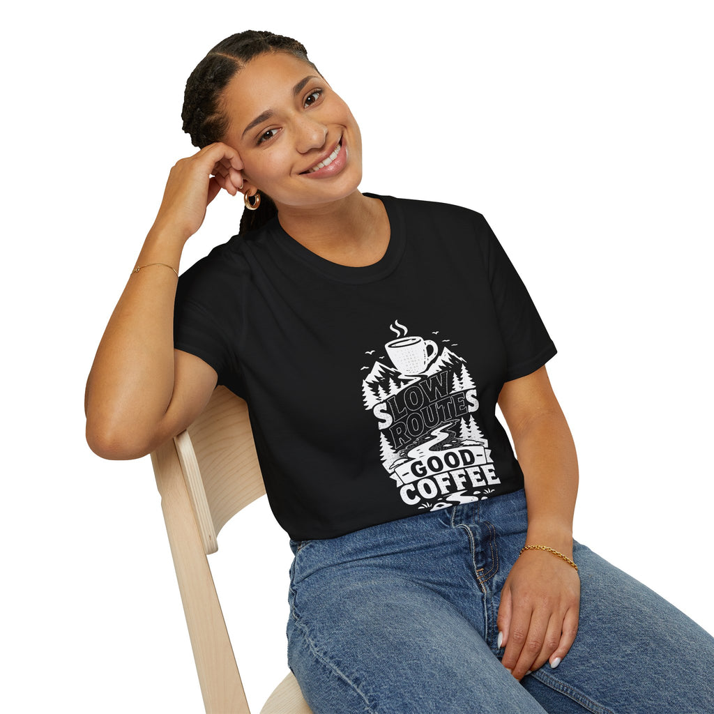 Slow Routes Good Coffee T-Shirt