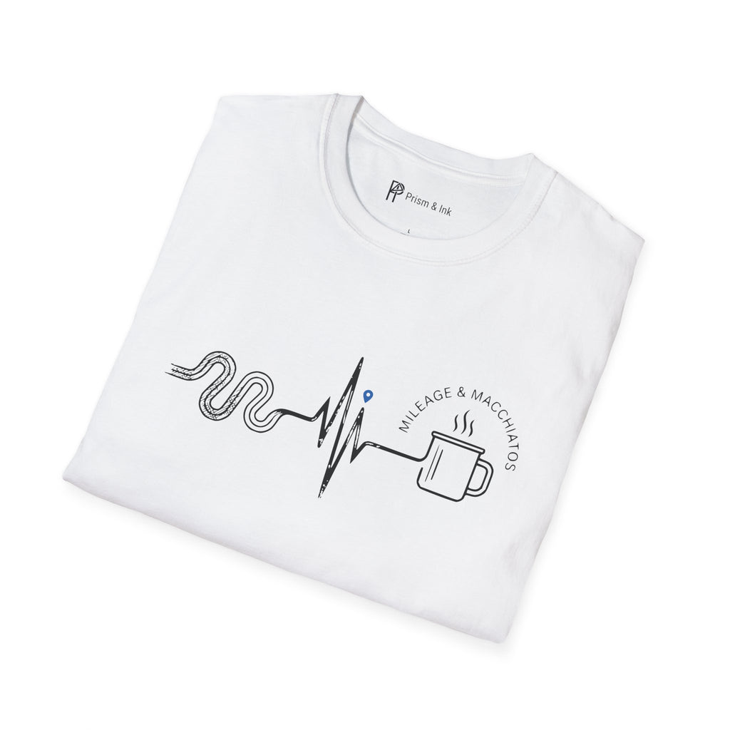 Mileage & Macchiatos Road Trip T-Shirt