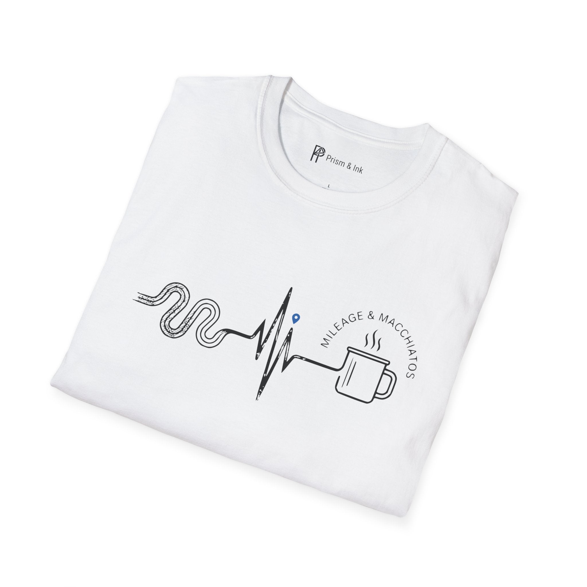 Mileage & Macchiatos Road Trip T-Shirt