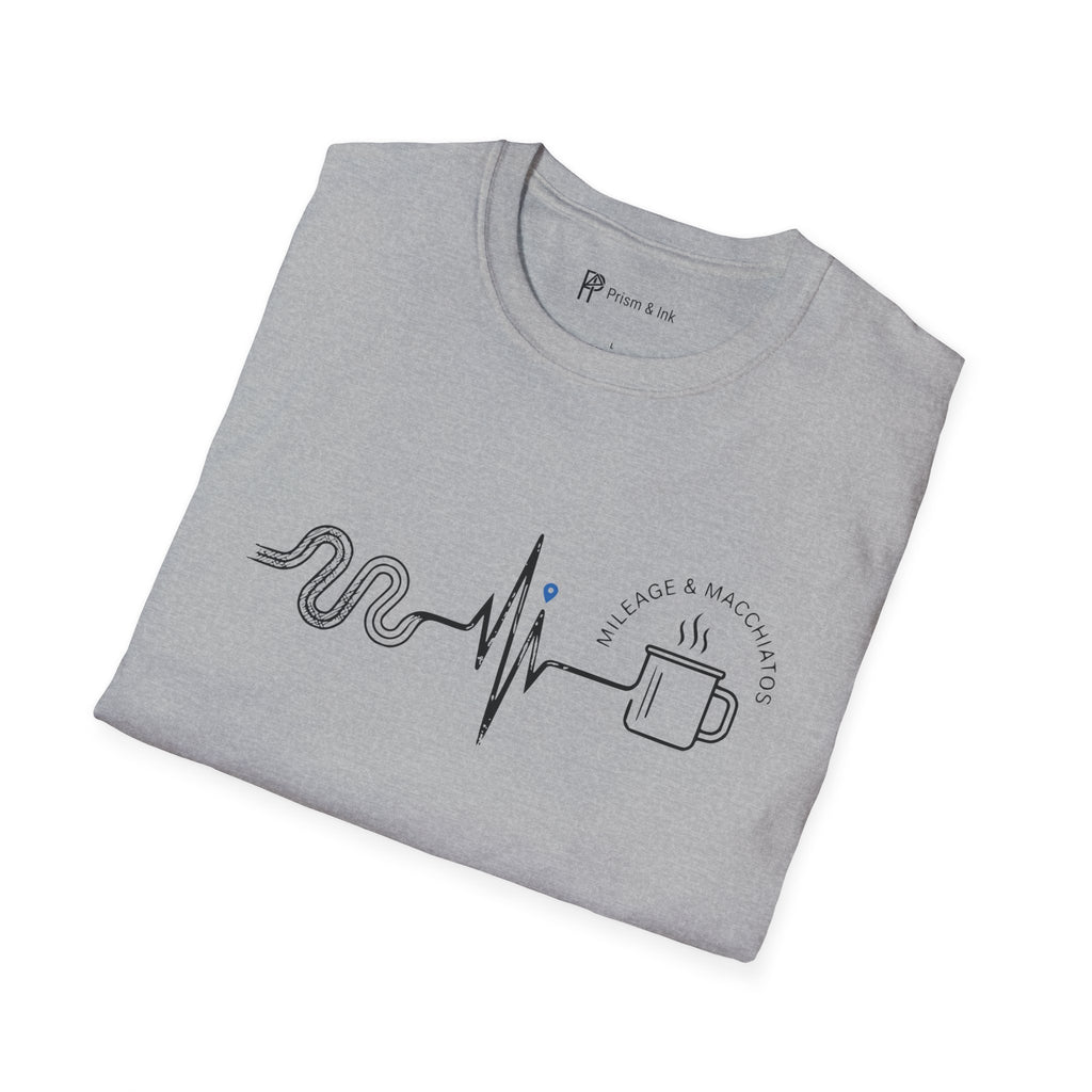 Mileage & Macchiatos Road Trip T-Shirt