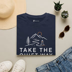 Take The Quiet Way Outdoor Adventure T-Shirt