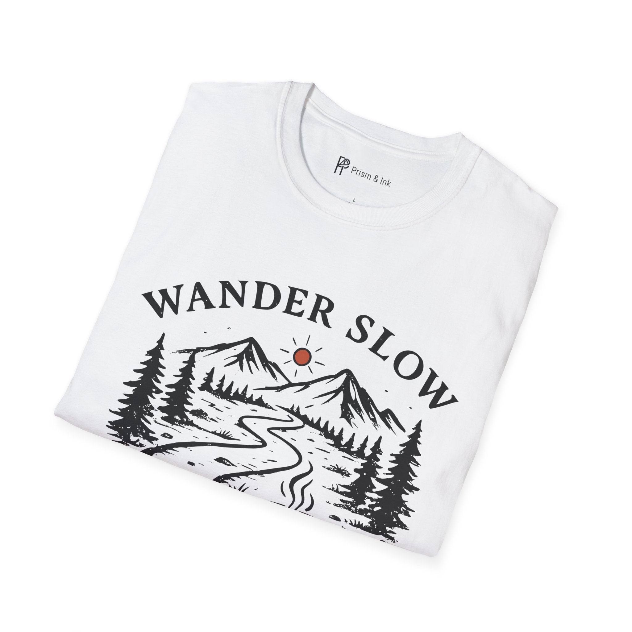 "Wander Slow" Mountain Trail T-Shirt