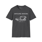 Offline Hours Coffee On T-Shirt