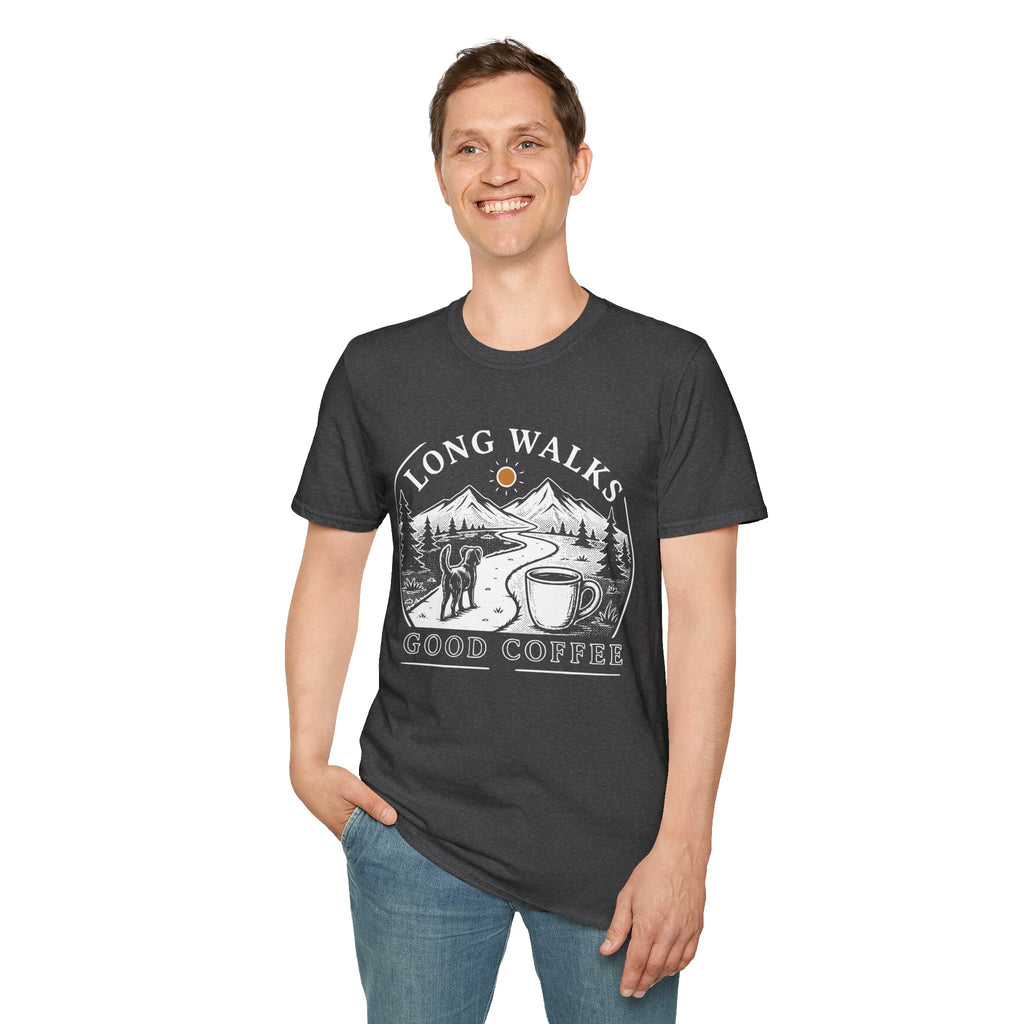 Long Walks & Good Coffee T-Shirt