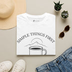 Simple Things First Fresh Air Warm Coffee T-Shirt
