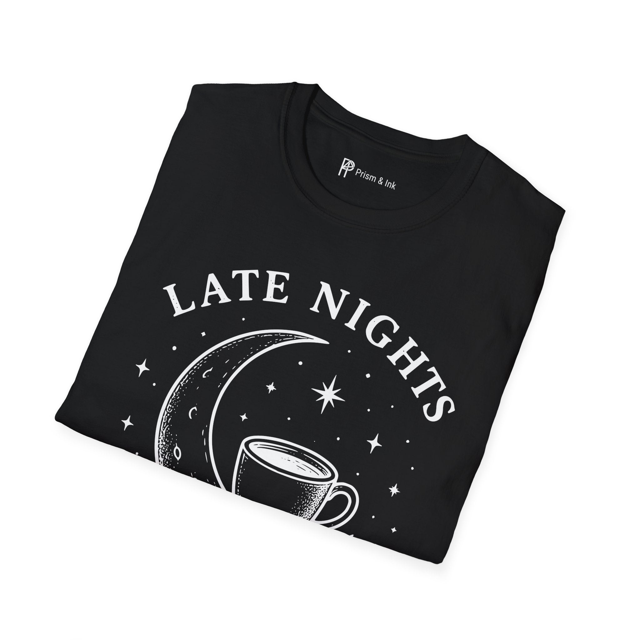 Late Nights Strong Coffee T-Shirt