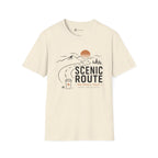 Scenic Route No Small Talk Coffee Roadtrip T-Shirt