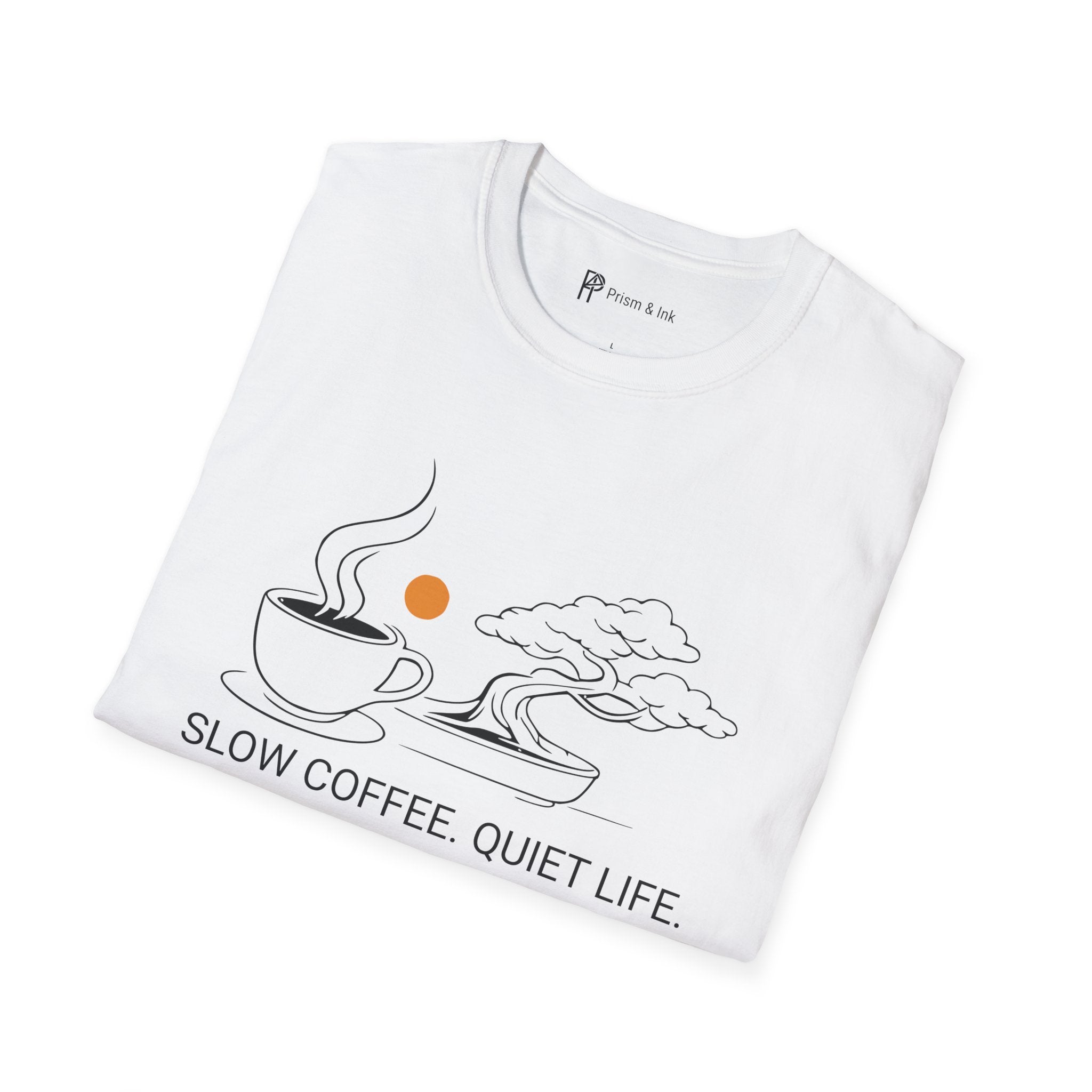 Slow Coffee Quiet Life Bonsai T-Shirt