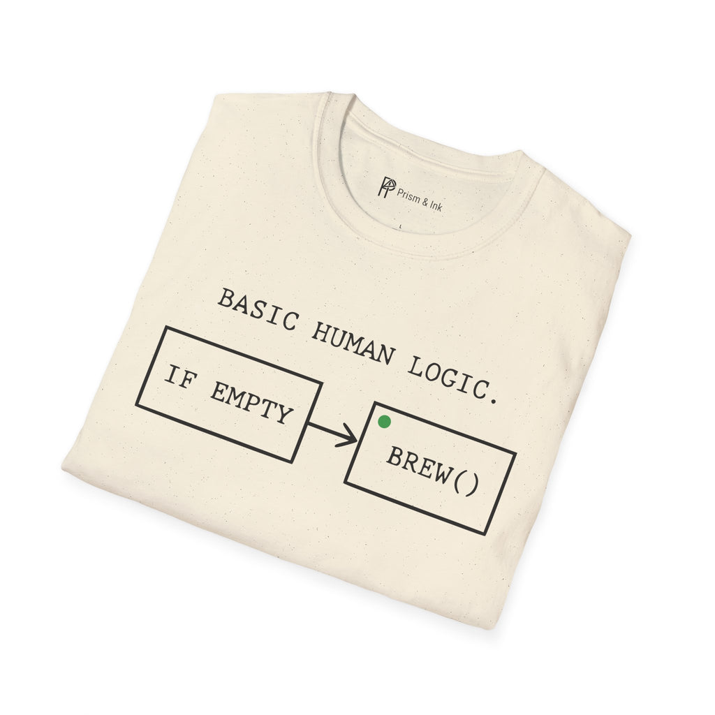 Basic Human Logic Programmer Coffee T-Shirt