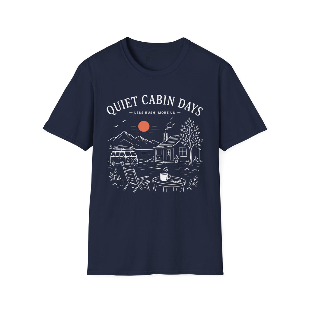 Quiet Cabin Days Coffee Escape T-Shirt