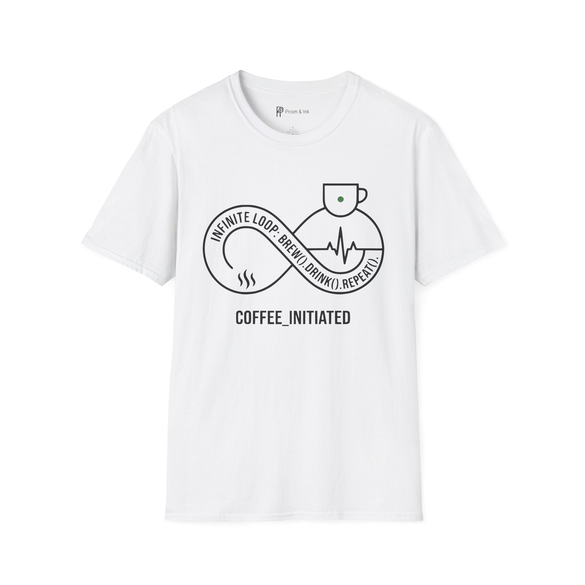 Coffee Initiated Infinite Loop Programmer T-Shirt
