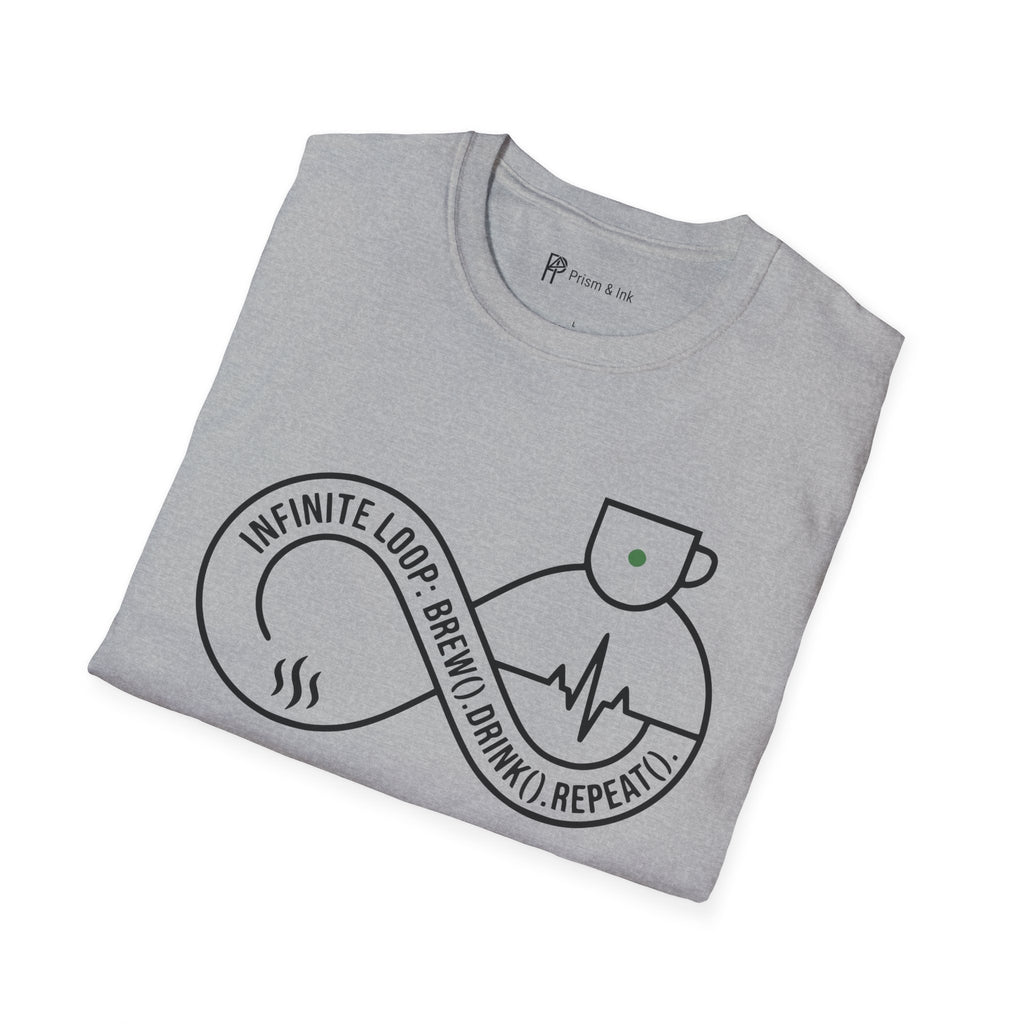 Coffee Initiated Infinite Loop Programmer T-Shirt