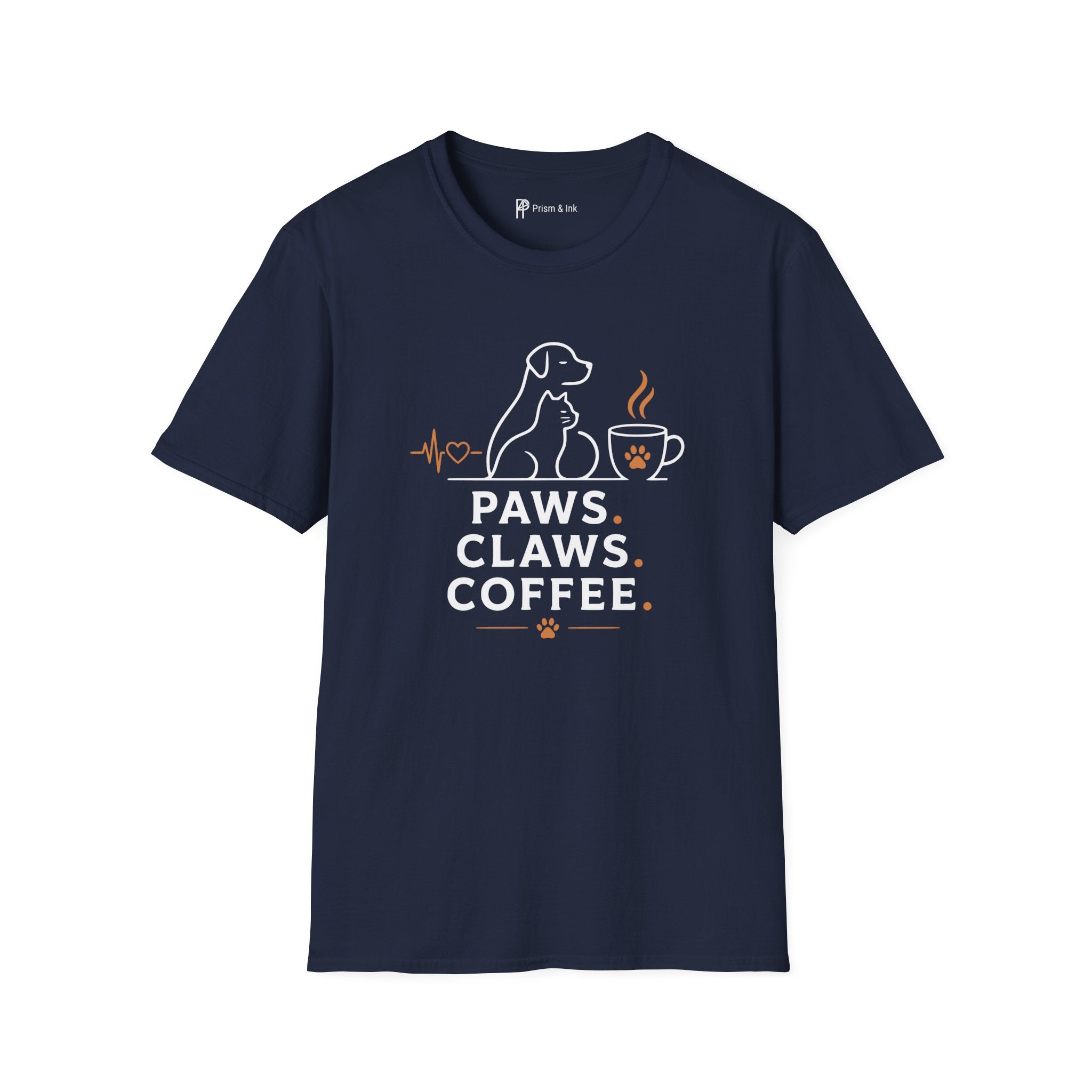 Paws Claws Coffee Pet Lover T-Shirt